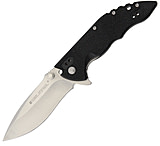 Image of Real Steel E77 Flipper Satin Black Folding Knife