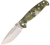 Image of Real Steel H6 Blue Sheep Linerlock Camo Folding Knife