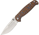 Image of Real Steel H6 Orange/Black Satin Folding Knife