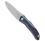 Image of Real Steel Knives Horus Free Liner Lock Knife Black/Blue G-10 3.6 SW 7434 B6C27CB1