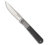 Image of Real Steel Barlow RB-7 Frame Lock Knife Titanium + Carbon Fiber 3.3 Satin E5BB5F99