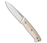 Image of Real Steel Black Thorn Fixed Blade Knife Ivory G-10 4.7 Satin 58DF36E2