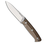 Image of Real Steel Black Thorn Fixed Blade Knife Natural Canvas Micarta 4.7 Satin 81F975EF