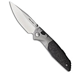 Image of Real Steel Hoeft Button Lock Knife Shred Carbon Fiber 3.3 Satin EF1BD1A5