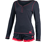 Image of Realtree Rt Women's Dream Henly Set Med. 2-pc Black/red Rtg Logo<