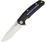 Image of Reate Knives Epoch Framelock Black Folding Knife