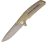 Image of Reate Knives Epoch Framelock Golden Folding Knife