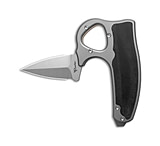 Image of Reate Knives Reate EXO-D Button Lock Knife BB Ti + Black Micarta 2.7 Belt Satin ELMAX 632B114A