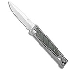 Image of Reate Knives Reate EXO Double Edge Gravity Knife Titanium/Black Micarta 3.75 Satin 63288051