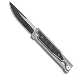 Image of Reate Knives Reate EXO Gravity Drop Point Knife Titanium/Black G-10 3.75 Two Tone PVD 2375ABA0