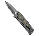 Image of Reate Knives Reate EXO Mini Dagger Gravity Knife Titanium/Green Micarta 2.6 BB/SW 7B4BC836