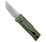 Image of Reate Knives Reate EXO Mini Tanto Gravity Knife Green Aluminum 2.6 Satin Nitro-V A55D5B06