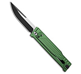 Image of Reate Knives Reate EXO-OG Drop Point OTF Gravity Knife OD Green Al 3.75 Two-Tone Nitro-V 19EDCA5E