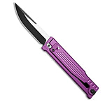 Image of Reate Knives Reate EXO-OG Drop Point OTF Gravity Knife Purple Al 3.75 Two-Tone Nitro-V AE47169B
