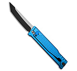 Image of Reate Knives Reate EXO-OG Tanto OTF Gravity Knife Blue Frag Aluminum 3.75 Two-Tone Elmax F4F18F71