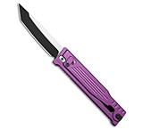 Image of Reate Knives Reate EXO-OG Tanto OTF Gravity Knife Purple Aluminum 3.75 Two-Tone Nitro-V 77615596