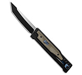 Image of Reate Knives Reate OG EXO Tanto OTF Knife Black Ti/Green Micarta Inlay 3.75 Two-Tone 3C2F61A3