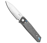 Image of Reate Knives Reate PL-6 Pivot Lock Knife Black Micarta 3.5 Belt Satin Nitro-V B76FAE41