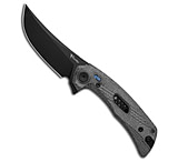 Image of Reate Knives Reate PL-7 Pivot Lock Knife Black Micarta 3.5 Black PVD Nitro-V F25C16B9