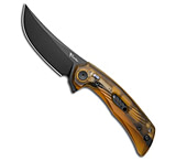 Image of Reate Knives Reate PL-7 Pivot Lock Knife Ultem 3.5 Black PVD Nitro-V F48256C2