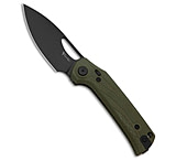 Image of Reate Knives Reate PL-XE Pivot Lock Knife Green Micarta 3.4 Black PVD Nitro-V F68BD4A4