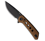 Image of Reate Knives Reate PL-XF Pivot Lock Knife Tan G-10 3.4 Black PVD Nitro-V 396394DF