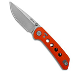Image of Reate Knives Reate PL-XT Drop Point Pivot Lock Knife Orange G-10 3 Stonewash Nitro-V DFB15405