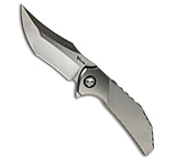 Image of Reate Knives Reate Tiger Liner Lock Knife Stripe Pattern Titanium 3.7 Satin M390 556125A9