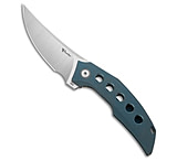 Image of Reate Knives Reate Velocity Frame Lock Knife Blue Titanium With Holes 3 Belt Satin ELMAX 6FACF425