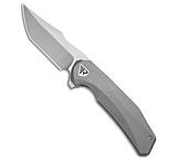 Image of Reate Knives Reate Zoro Frame Lock Knife Bead Blast Titanium 3.3 Belt Satin M390 B3DAF036