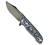 Image of Reate Knives 9D-V2 Frame Lock Knife Black Ti/Frost FatCarbon 3.5 DLC 4F7B1768