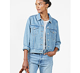 Image of Outerknown Women's Peacenik Denim Trucker - Outerworn F8F055E3