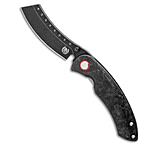 Image of Red Horse Knife Works Hell Razor P Liner Lock Knife Shred CF 3.6 Black SW 085699C2