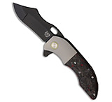 Image of Red Horse Knife Works War Pig Frame Lock Knife Ti + Red/Black CF 3 Black E515895C
