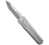 Image of REMETTE RT-Swordfish OTF Gravity Knife Gray Al + Black CF 3 Sand Blasted BE3000F2