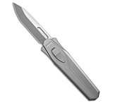 Image of REMETTE RT-Swordfish OTF Gravity Knife Gray Al + Black CF 3 Stonewash 4A15B8DE