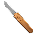 Image of REMETTE RT-Swordfish OTF Gravity Knife Tan Al + Black CF 3 Stonewash 9C742F30