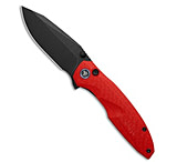 Image of REMETTE RT-Cool Whale Button Liner Lock Knife Red G-10 3.6 Black 1E684993