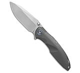 Image of REMETTE RT-Cool Whale Frame Lock Knife Stonewash Titanium 3.2 Pearlescent CC8B0644