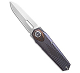 Image of REMETTE RT-Infinite Power Button Lock Knife Grilled Blue Ti/Bronze Ti 3.1 BB D42B327F