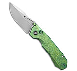 Image of REMETTE RT-Rhino Button + Liner Lock Crystallized Green Ti 3.1 Pearlescent 42BB2A2B