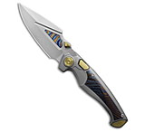 Image of REMETTE RT-Scepter Button Frame Lock Knife Titanium/Timascus 3.5 Pearlescent 8ABA85BE
