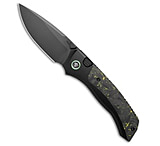 Image of REMETTE RT-Steed Button Frame Lock Knife Black Ti + Black/Green CF 3.1 DLC 580740F2