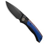 Image of REMETTE RT-Steed Button Frame Lock Knife Black Ti + Blue CF 3.1 DLC EF1A81F6