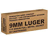 Remington B9 mm3 Overrun 9 mm Luger 115 GR Full Metal Jacket (FMJ)