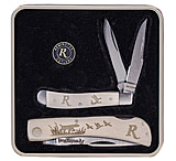 Image of Remington Mallard Duck Tin Collector 2-Knives Gift Set Folding Knives