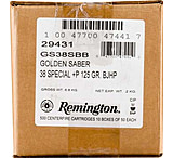 Remington Premier Golden Saber .38 Special 102 Grain Brass Jacketed Hollow Point Nickel-Plated Brass Cased Pistol Ammunition