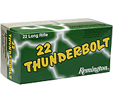 Remington 22 Thunderbolt .22 Long Rifle 40 Grain Round Nose Brass Cased Rimfire Ammunition