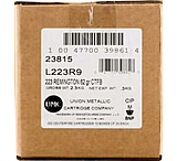 Remington UMC .223 Remington Closed Tip Flat Base Brass Cased Rifle Ammunition