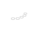Image of Replay XD 1080 Lens Bezel and Rear Cap O-Ring, Pack of 5